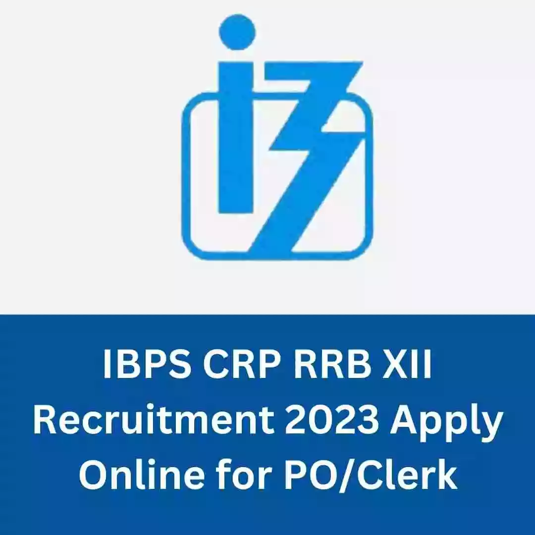 IBPS CRP RRB XII Recruitment 2023 Apply Online for POClerk